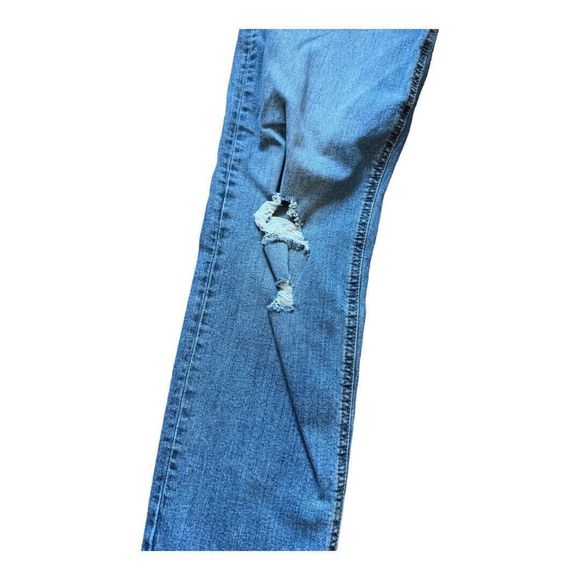 Ring Of Fire Jeans Mens‎ W31x30L Blue Distressed Slim Medium Wash Denim Stretch - Picture 7 of 9